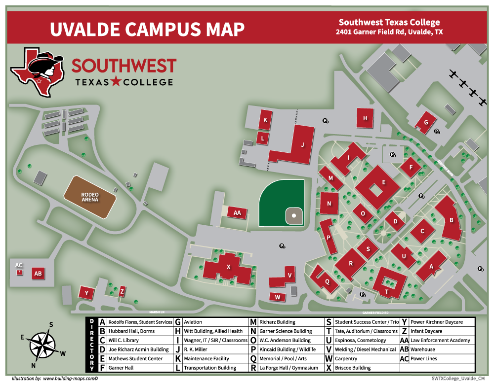 Uvalde Campus Map