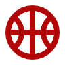 Red Basketball Icon